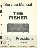 Fisher PRESIDENT-9011 - Service Manual